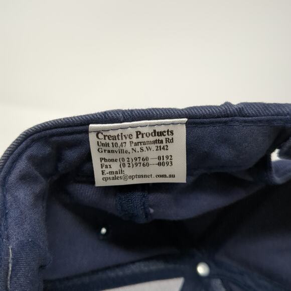 Aboriginal Art Australia Strapback Baseball Cap Blue One Size Creative Products - Picture 9 of 10